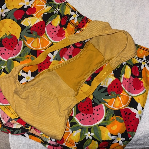 PINK by Victoria Secret- Fruit Print Boxers & Yellow high cut bikini NWT - Picture 14 of 14